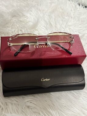 Custom Cartier Diamond-cut Lenses